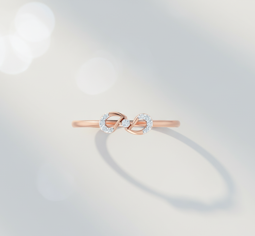 Eternity Knot Diamond Ring