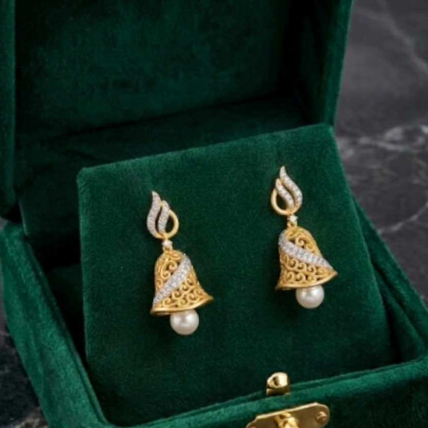 Premium Sparkle Hoop Diamond Earrings
