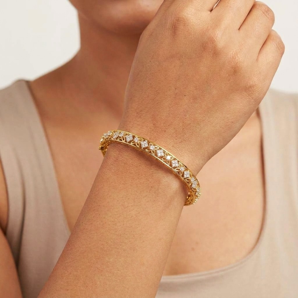 Vintage Diamond Bangles - 3