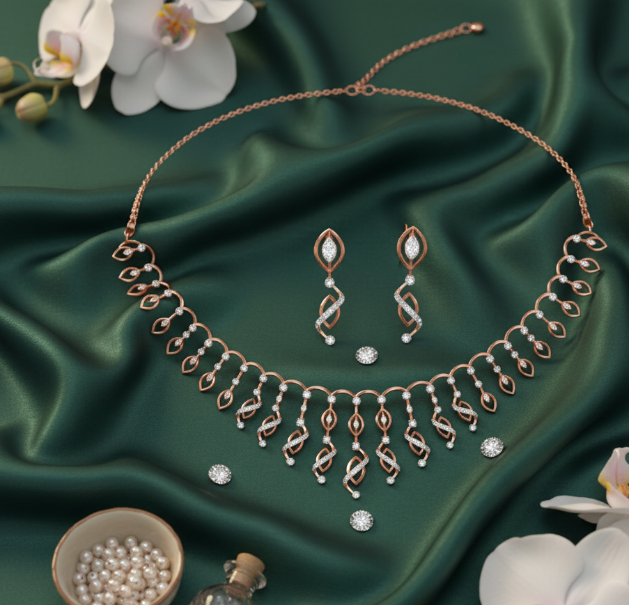 Signature Spark Glow Diamond Necklace for Occasions - 3