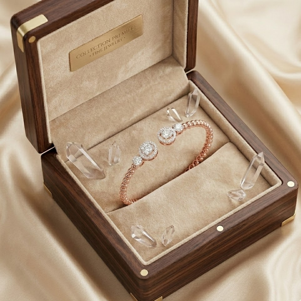 Diamond Classic Box Chain Bracelet