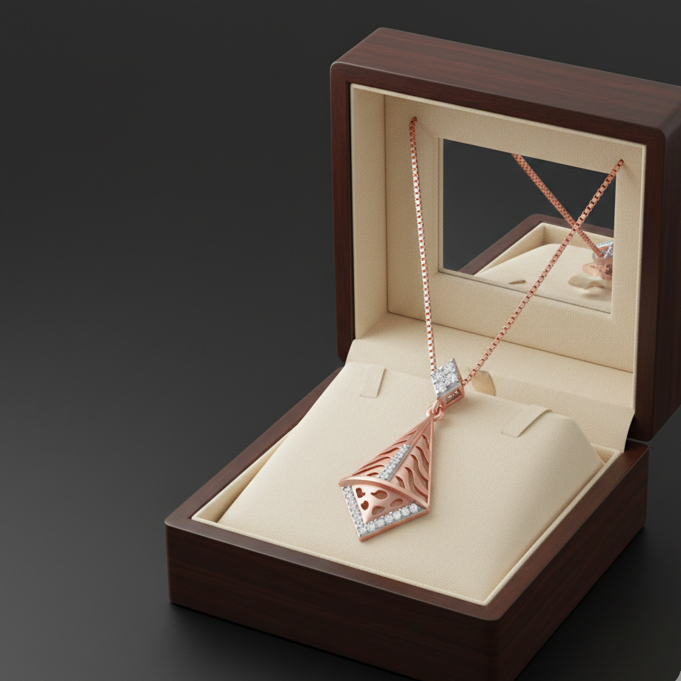 Infinity Spark Diamond Pendant