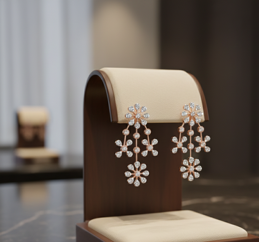 Lumisphere Diamond Dangler Earrings