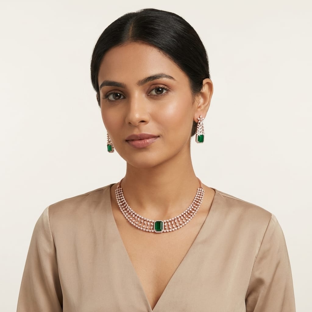 Imperial Diamond Grace Necklace Set