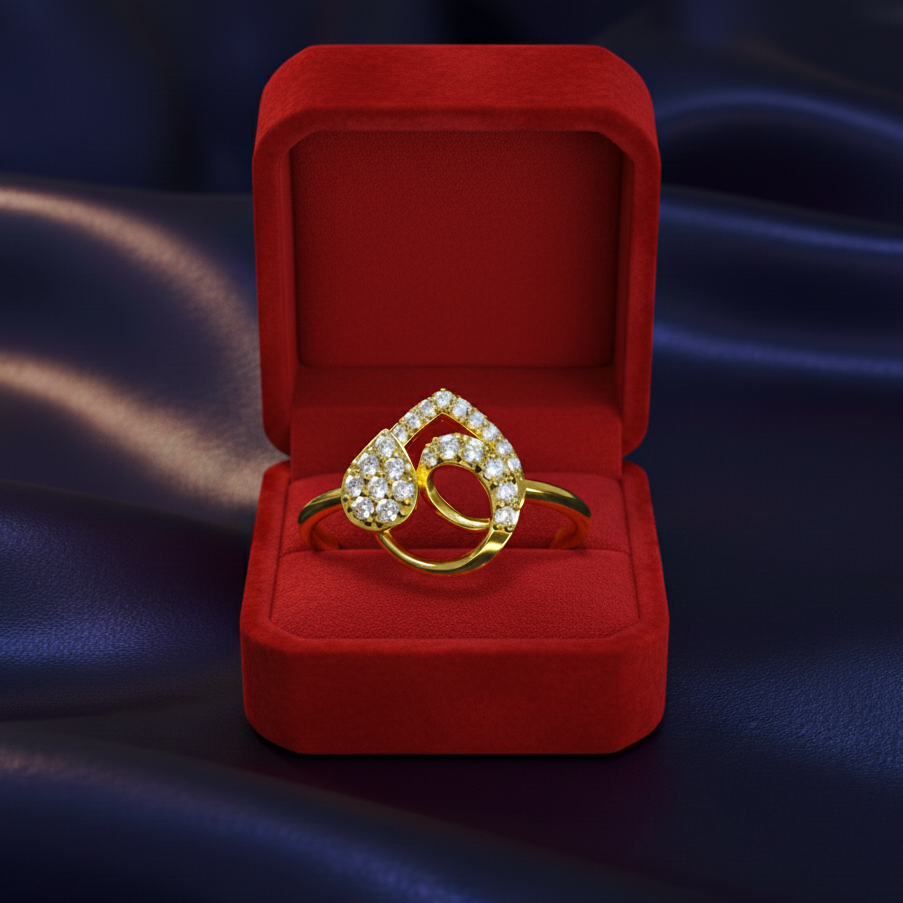 Luxe Noble Bloom Diamond Ring