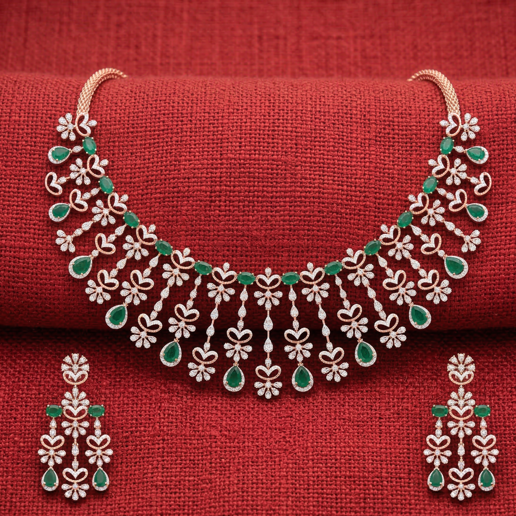 Graceful Diamond Bridal Necklace Collection