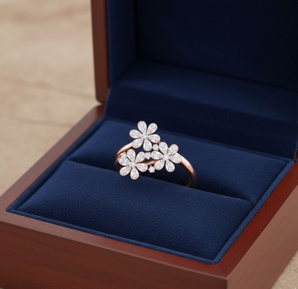 Celestial Crown Diamond Ring