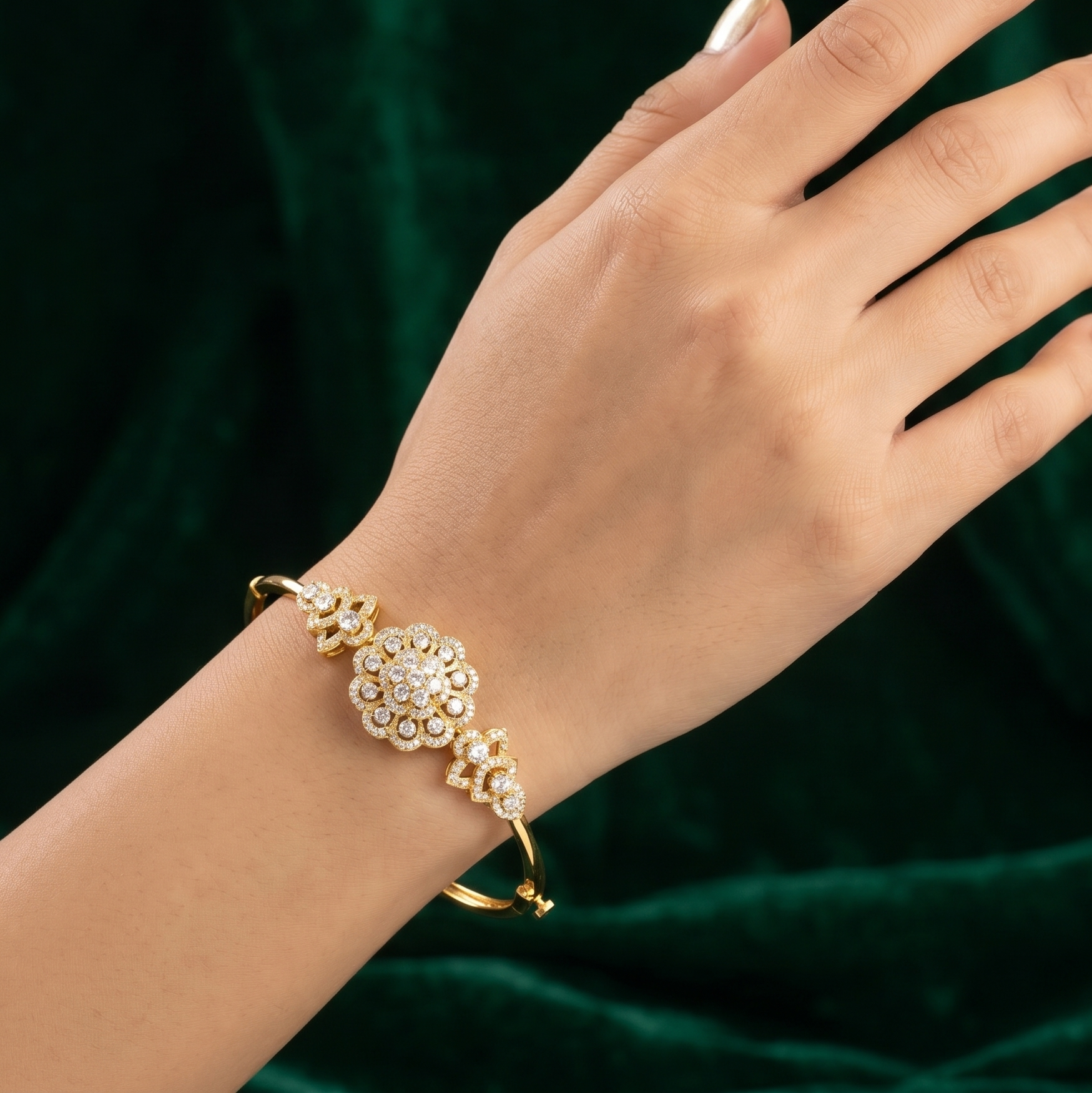 Diamond Radiant Link Bracelet - 3