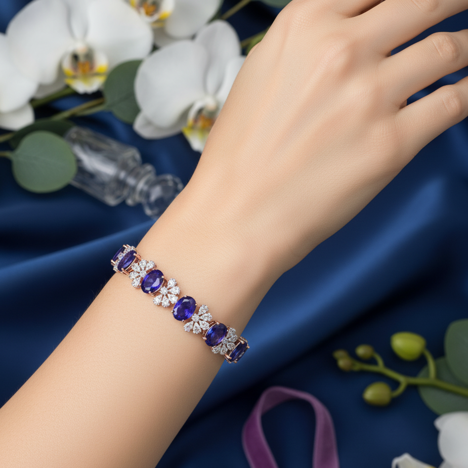 Glow Path Diamond Chain Bracelet - 3