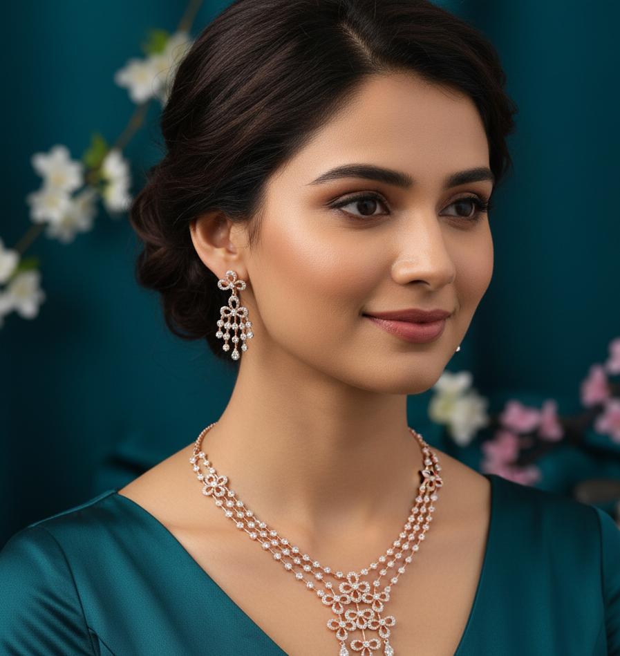 Aurora Diamond Necklace for Elegant Occasions