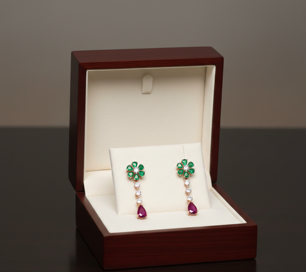 Avenza Grace Diamond Dangler Earrings