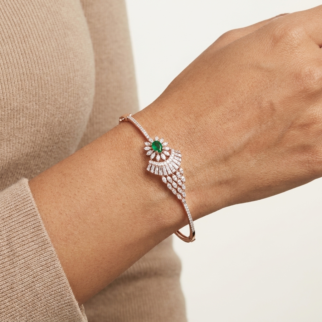 Diamond Statement Bracelet - 3