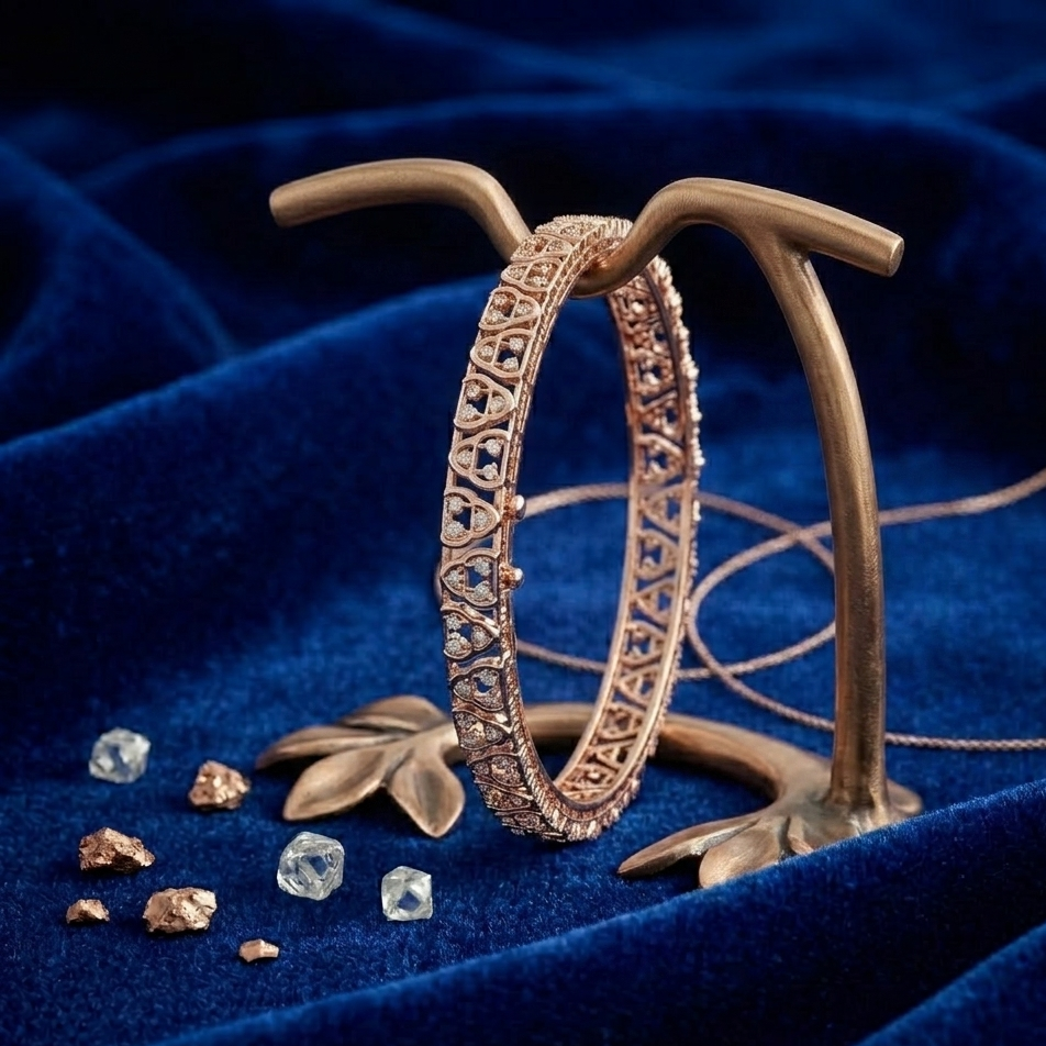 Diamond Elegance Bangles