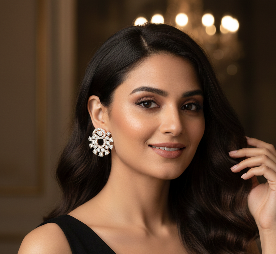 Charmelle Diamond Earrings - 6