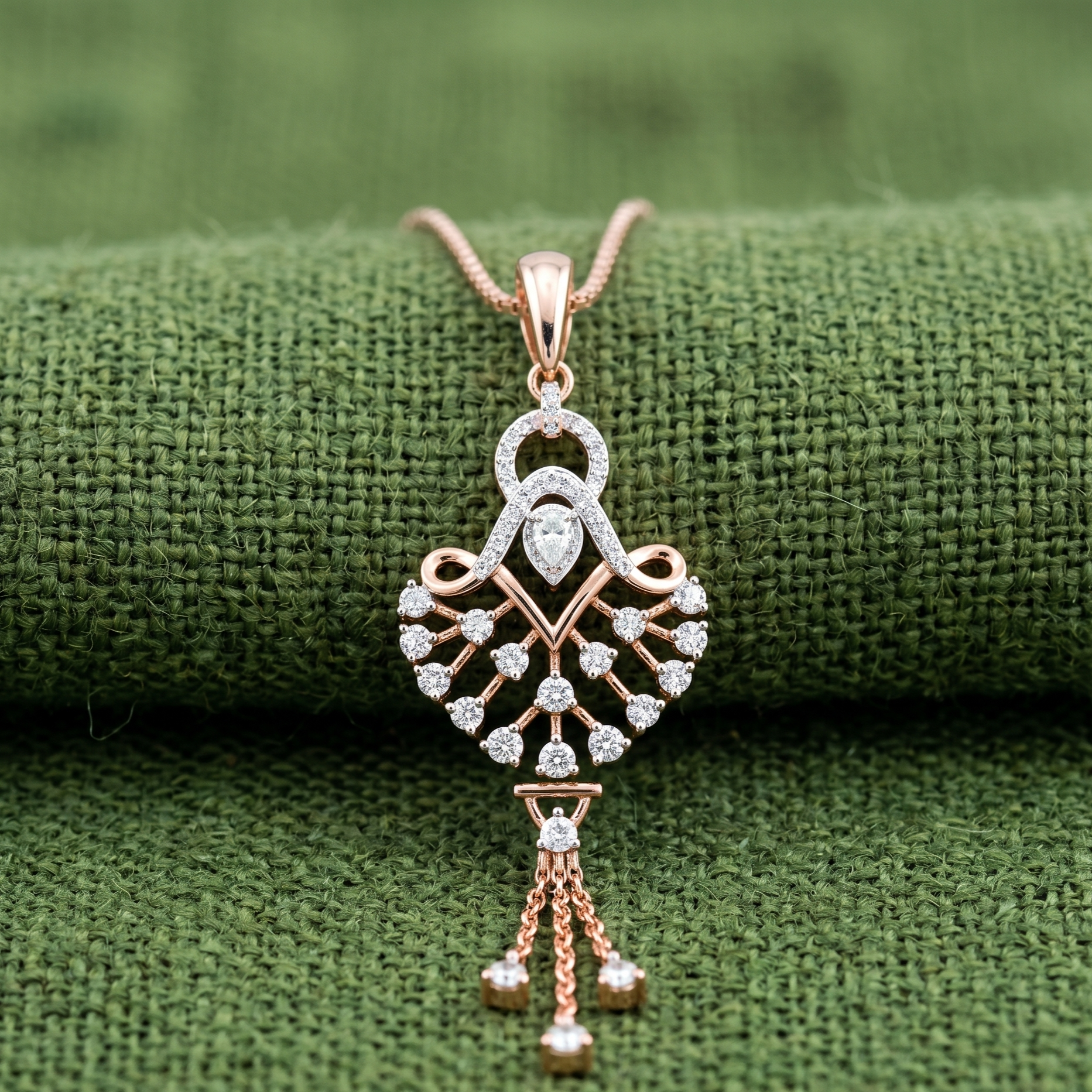Diamond Whisper Bloom Pendant
