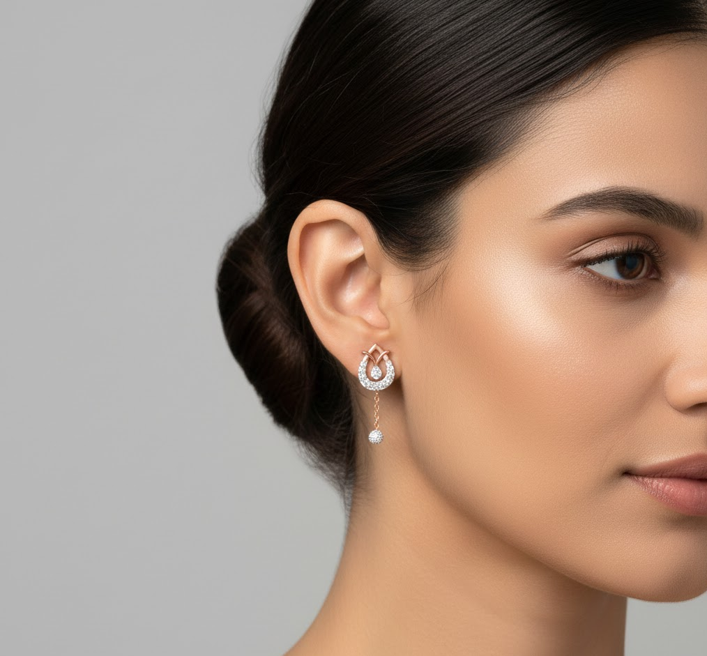 Modern Radiance Diamond Danglers