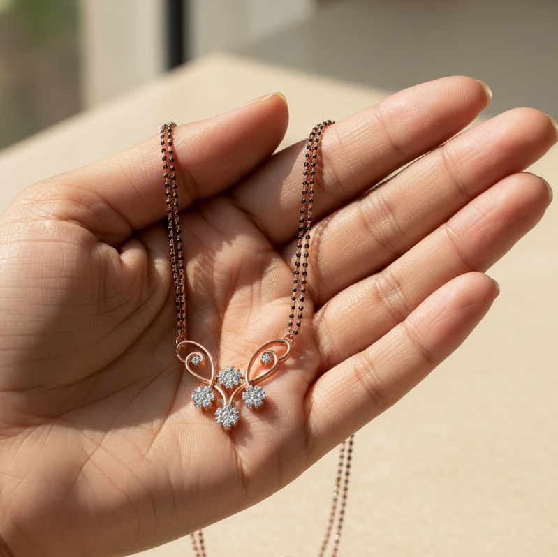 Stylish Glow Gold Diamond Tanmaniya - 3
