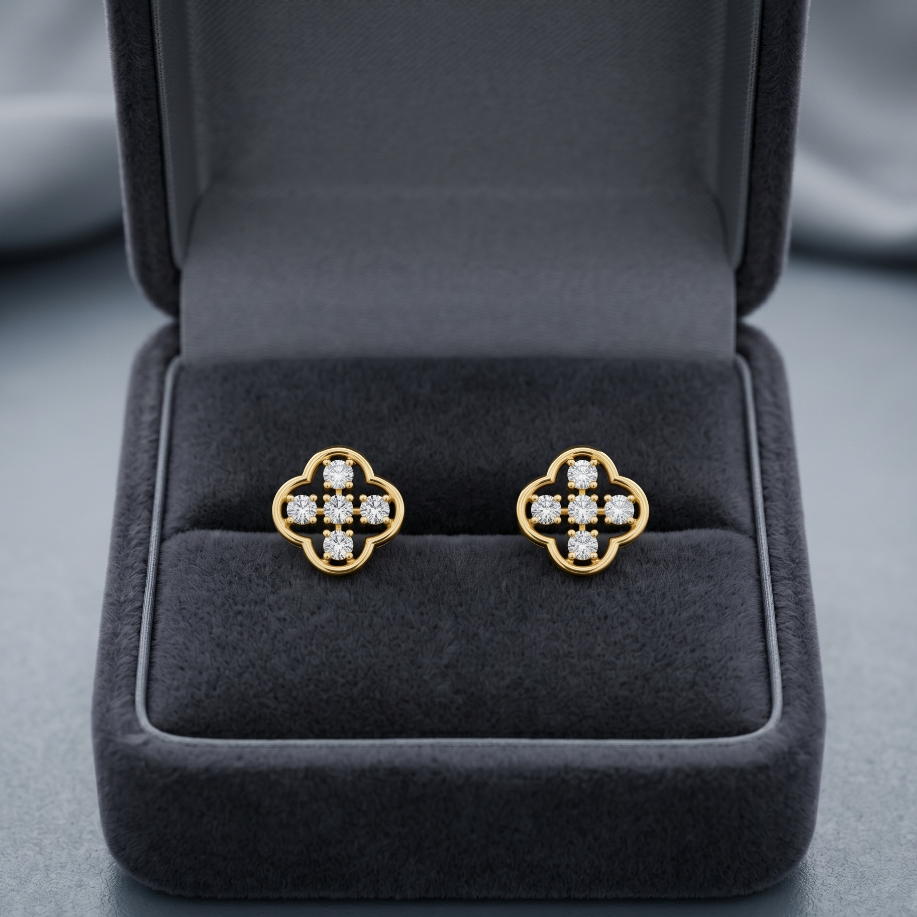 Stellar Brilliance Diamond Earrings - 6