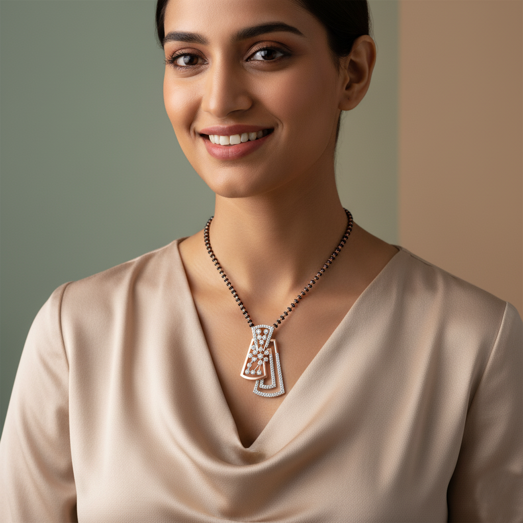 Designer Gold Diamond Tanmaniya for Celebrations - 3