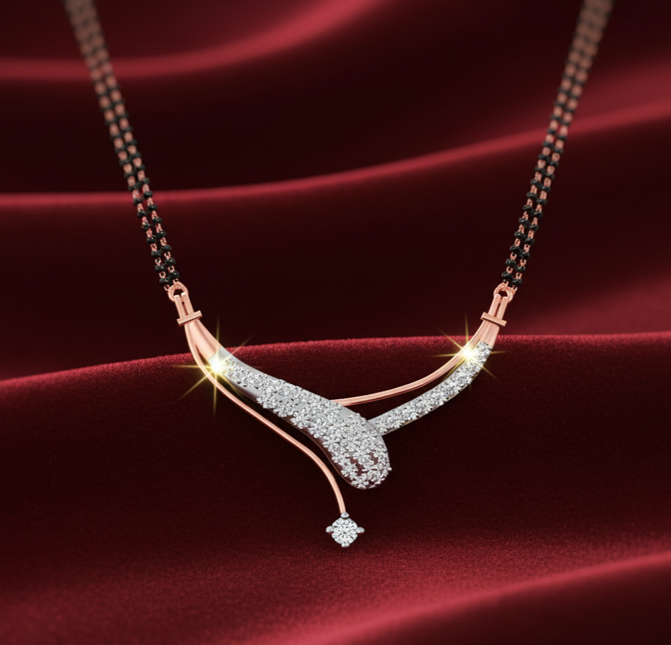 Luxury Gold Diamond Tanmaniya for Special Occasions