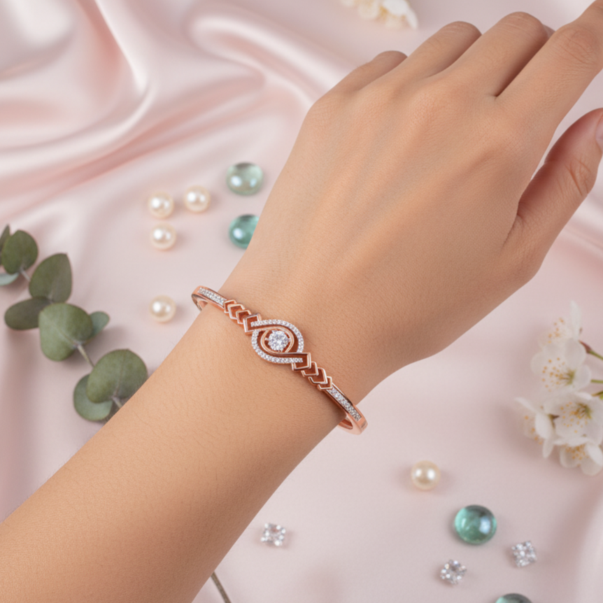 Chic Elegant Diamond Bracelet