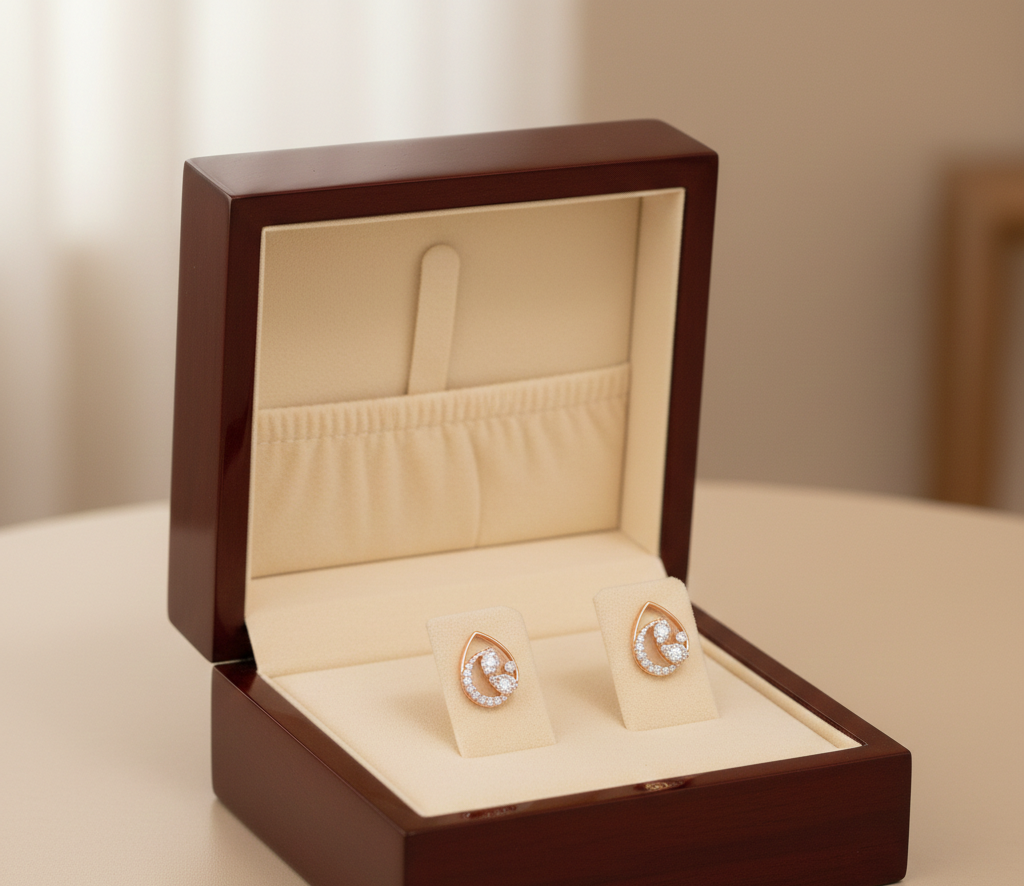 Radiant Cut Diamond Studs