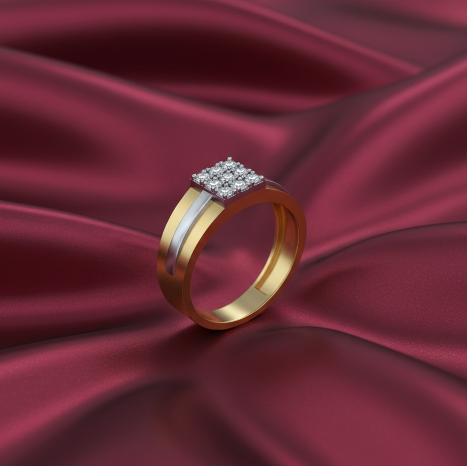 Distinguished Elite Diamond Gents Ring - 3