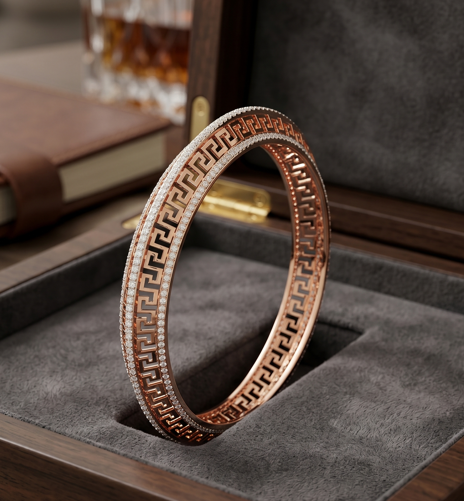 Modern Diamond Bangles