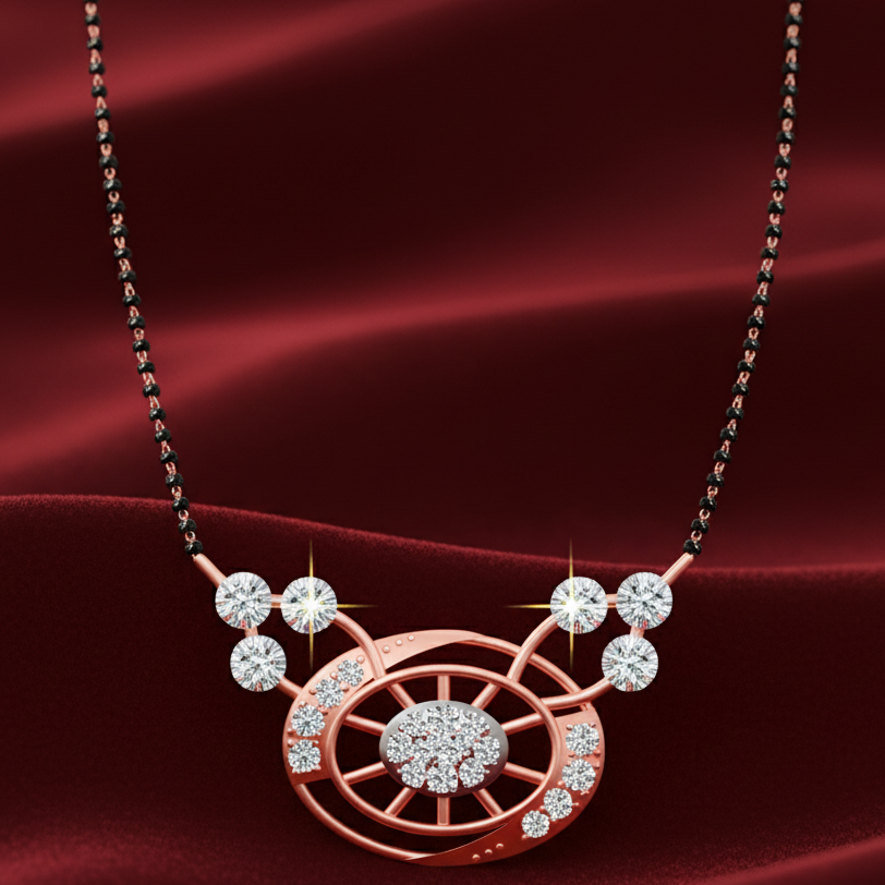 Graceful Gold Diamond Tanmaniya for Women