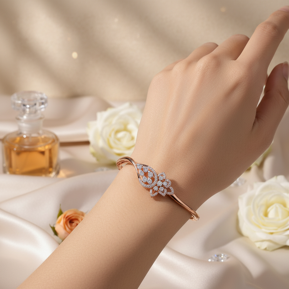 Dazzle Line Diamond Bracelet