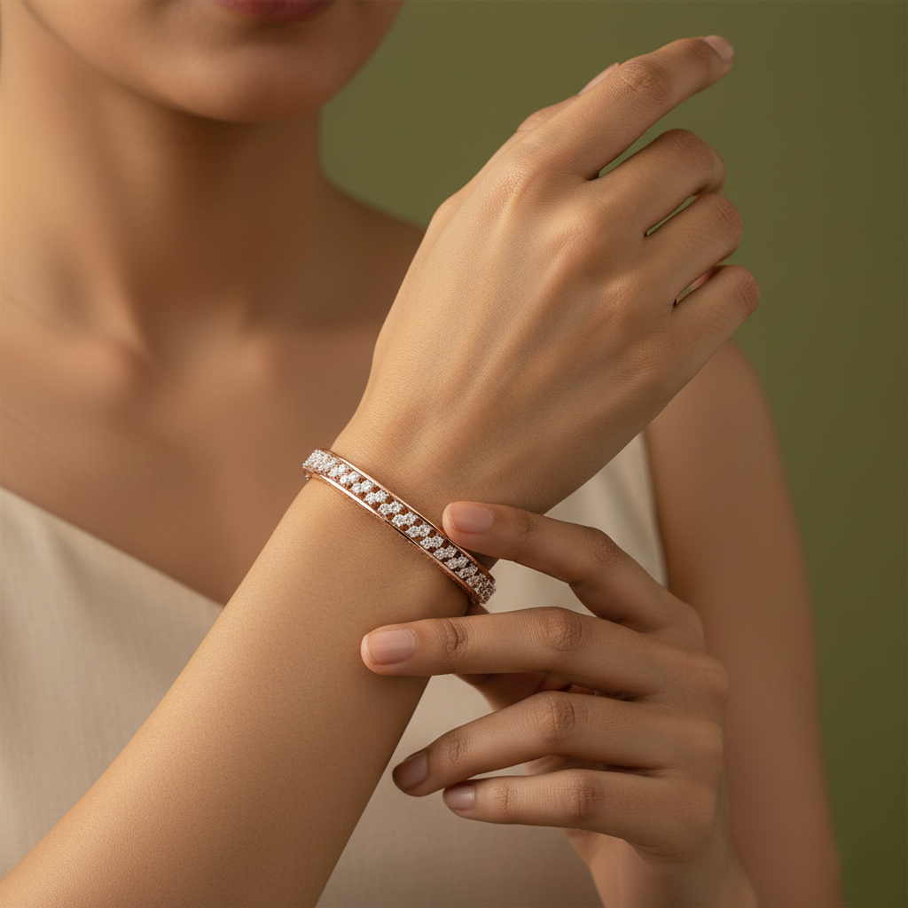 Celeste Cascade Diamond Bangle