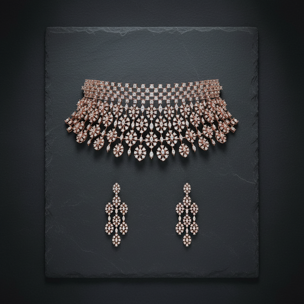 Premium Designer Bridal Diamond Set