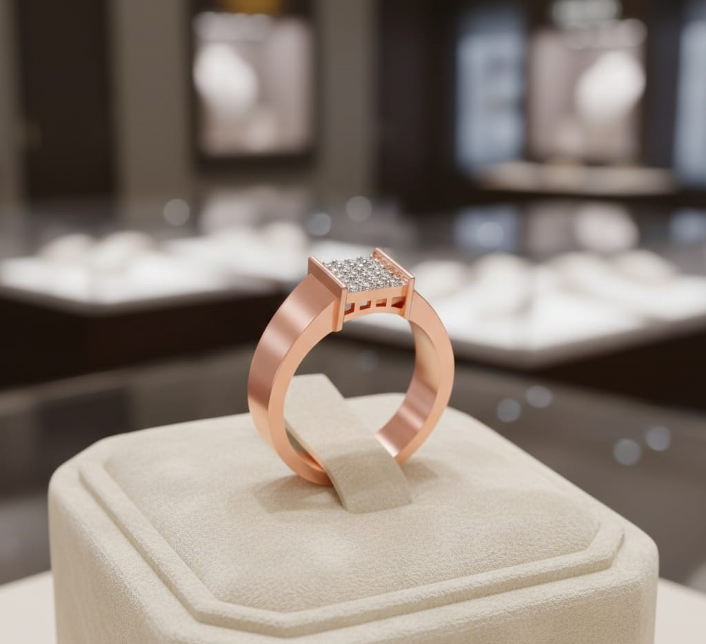 Urban Crown Diamond Gents Ring