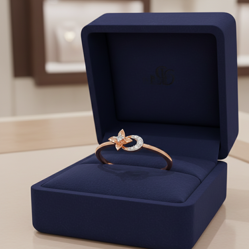 Timeless Bloom Diamond Ladies Ring
