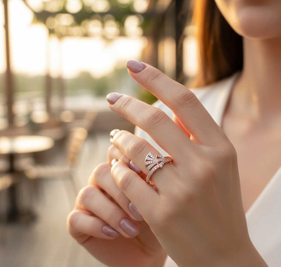 Luxe Imperial Ivy Diamond Ring - 3