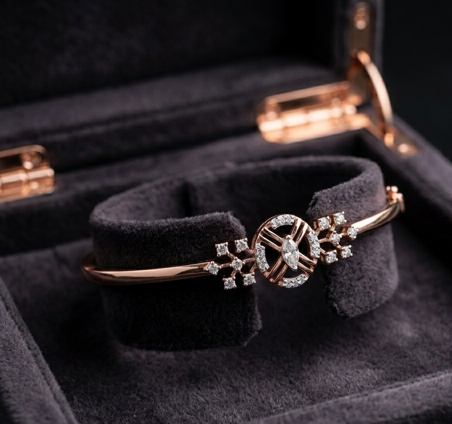 Diamond Halo Bracelet