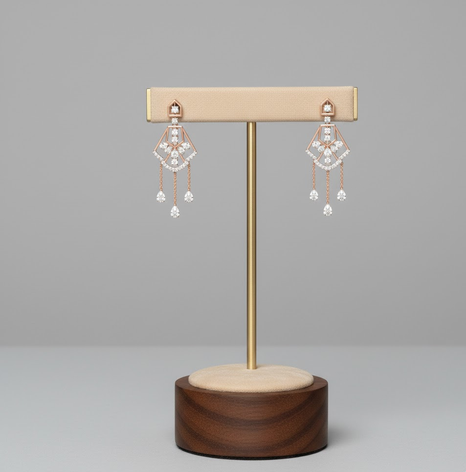 Lush Glow Diamond Danglers