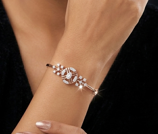 Diamond Halo Bracelet