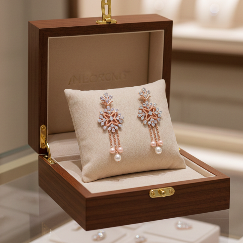 Lumivane Diamond Drop Earrings