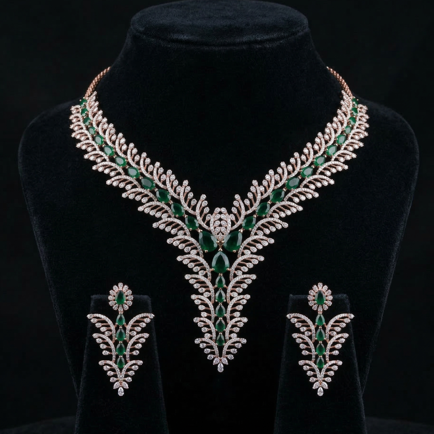 Classic Diamond Bridal Jewellery Set