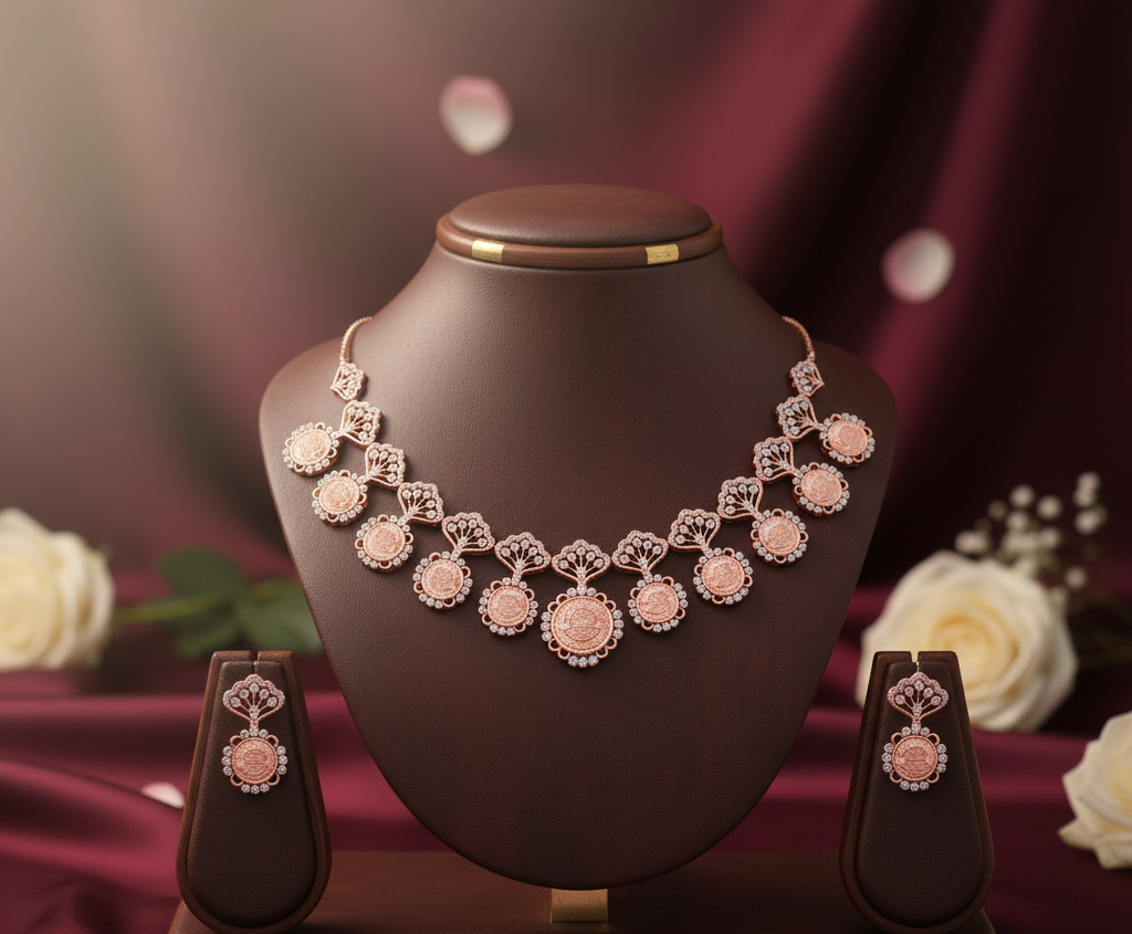 Bridal Bloom Diamond Necklace for Special Moments
