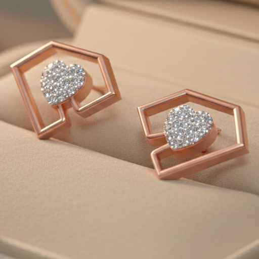 Diamond Splendor Pendant Earrings