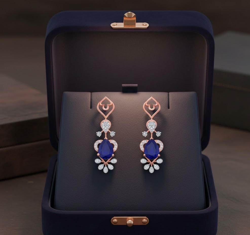Diamond Cascade Luxe Earrings