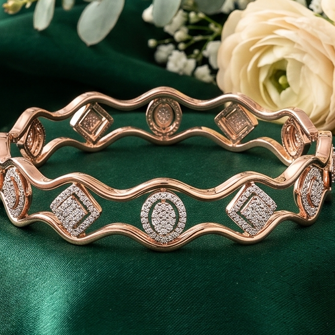 Traditional Diamond Bangles