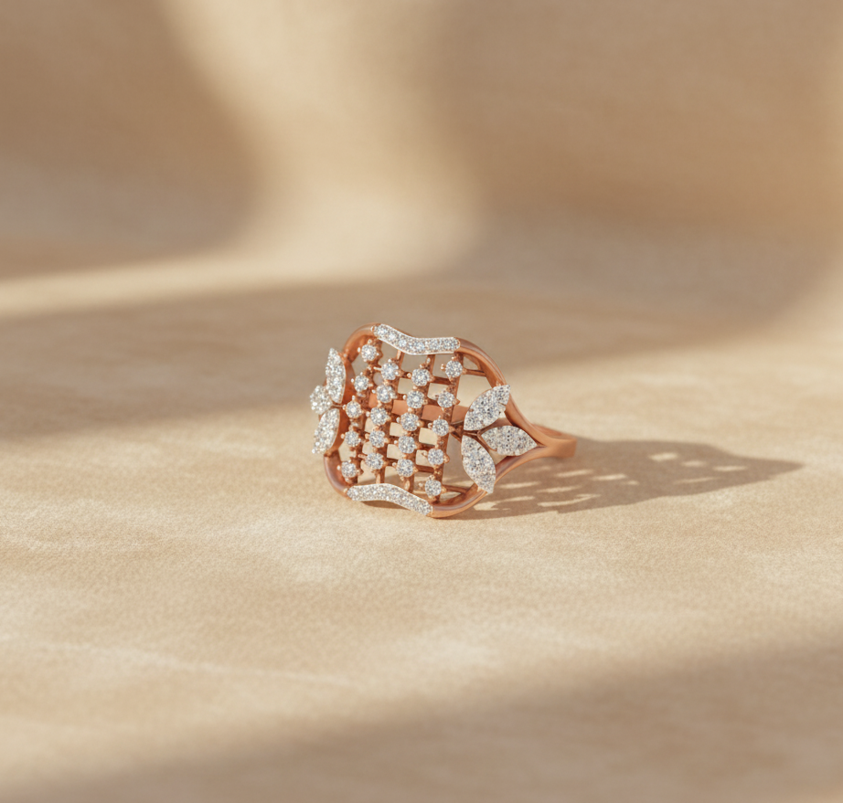 The Diamond Lattice Ring