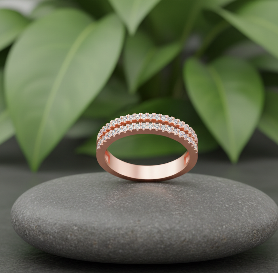 Aura Duo Diamond Band