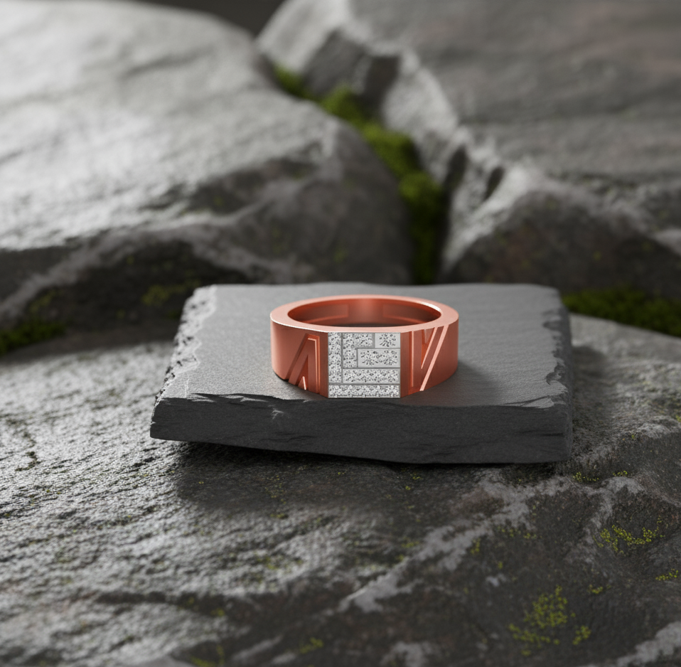 Prestige Edge Diamond Gents Ring