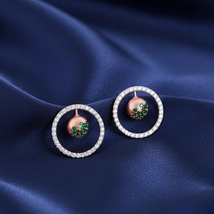 Regal Drift Diamond Danglers