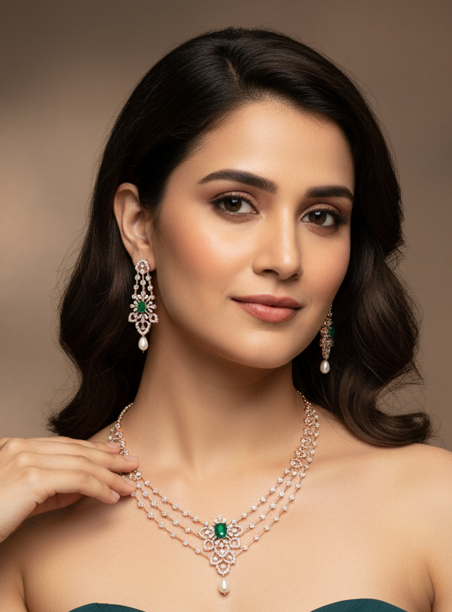 Grand Heritage Diamond Necklace for Brides