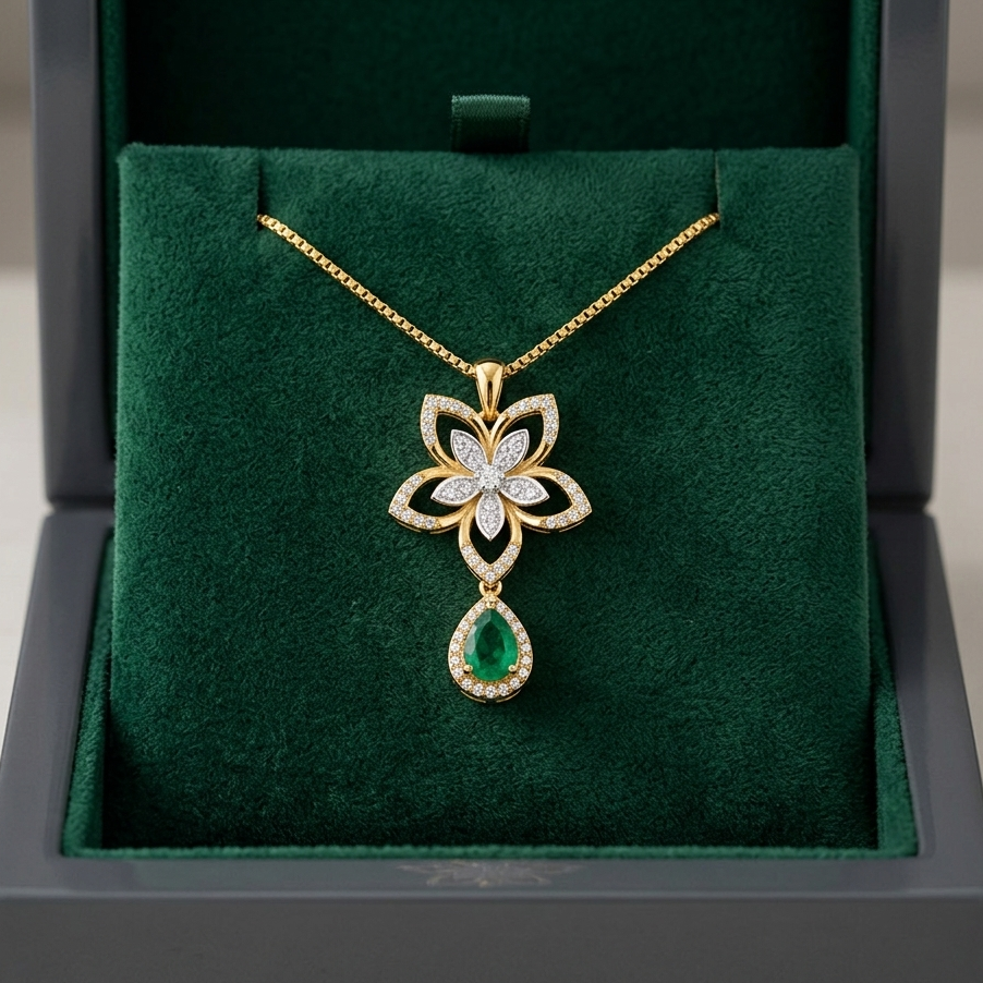 Diamond Starlight Whisper Pendant - 3